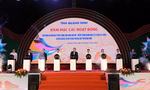Khai mạc các hoạt động chào mừng kỷ niệm 89 năm Ngày Truyền thống Công nhân vùng Mỏ - Truyền thống ngành Than và kích cầu Du lịch Quý IV/2025