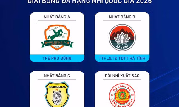 Xác định 4 đội giành quyền lên thi đấu tại giải hạng Nhì 2026