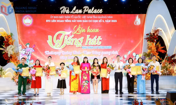 Phường Mạo Khê đạt giải nhất Liên hoan tiếng hát khu dân cư cụm số 5
