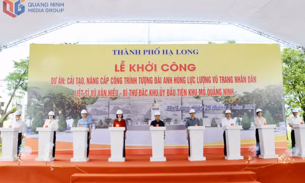 Khởi công Dự án cải tạo, nâng cấp công trình tượng đài Anh hùng Lực lượng vũ trang nhân dân Vũ Văn Hiếu