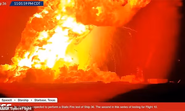 Tên lửa Starship của Elon Musk phát nổ kinh hoàng, rung chuyển căn cứ SpaceX