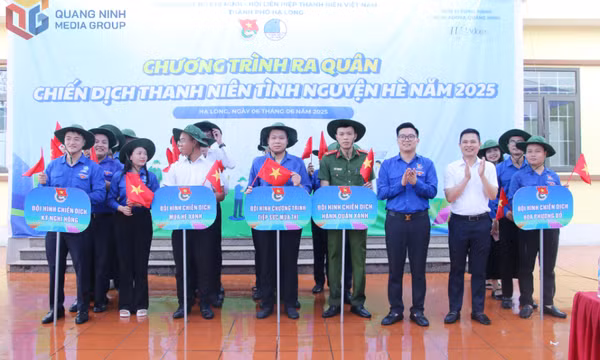 Thành Đoàn Hạ Long ra quân Chiến dịch Thanh niên tình nguyện hè 2025