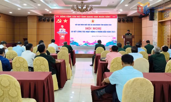 Hội Nạn nhân chất độc da cam/dioxin tỉnh sơ kết công tác hoạt động 6 tháng đầu năm 2025