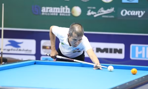 Trần Quyết Chiến đoạt ngôi á quân tại World Cup billiards 3 băng Ankara