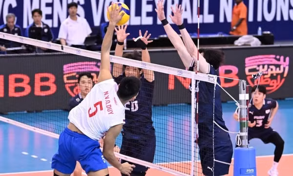 Thua Hàn Quốc, bóng chuyền nam Việt Nam đứng nhì bảng tại AVC Nations Cup
