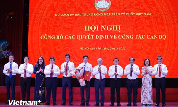 Ủy ban Trung ương MTTQ Việt Nam có 19 ban, đơn vị sau khi sắp xếp lại bộ máy