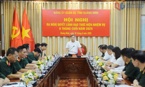 Đảng ủy Quân sự tỉnh ra nghị quyết lãnh đạo thực hiện nhiệm vụ 6 tháng cuối năm 2025
