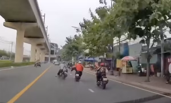 Lời khai của thanh niên đạp đổ xe máy đang chạy trước đầu ô tô ở Thủ Đức