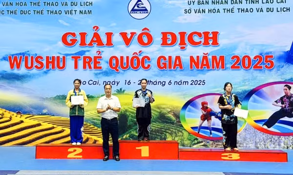 Quảng Ninh giành 1 HCV Giải vô địch Wushu trẻ Quốc gia 2025