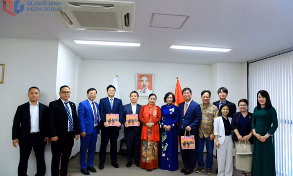 Đoàn công tác tỉnh Quảng Ninh làm việc với các đơn vị, doanh nghiệp tại Osaka Nhật Bản