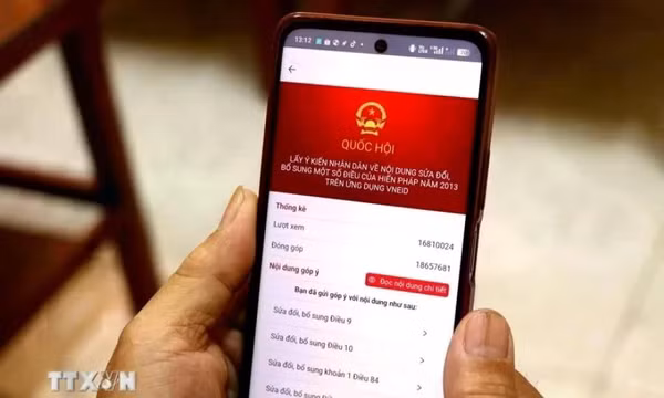 Tỷ lệ tán thành nội dung dự thảo Nghị quyết sửa đổi, bổ sung Hiến pháp là 99,75%