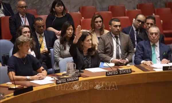 Mỹ phủ quyết nghị quyết HĐBA LHQ kêu gọi ngừng bắn dài hạn ở Gaza