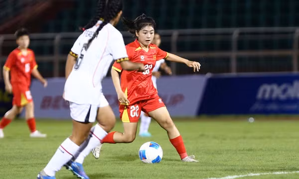 Thắng đậm U19 Timor-Leste, U19 nữ Việt Nam dẫn đầu bảng A