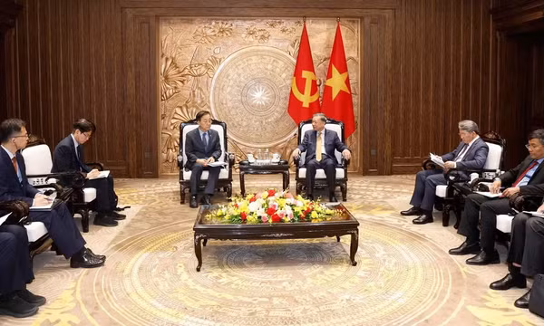Tổng Bí thư, Chủ tịch nước Tô Lâm tiếp Bộ trưởng Đất đai, Cơ sở hạ tầng và Giao thông Hàn Quốc