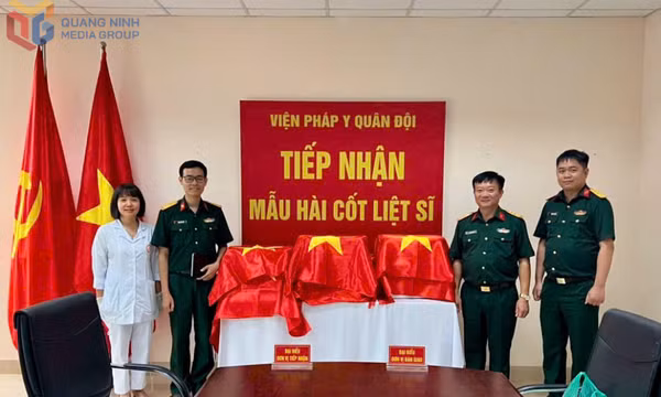 Quảng Ninh hoàn thành bàn giao 100% mẫu hài cốt liệt sĩ thu nhận được cho Viện Pháp y Quân đội