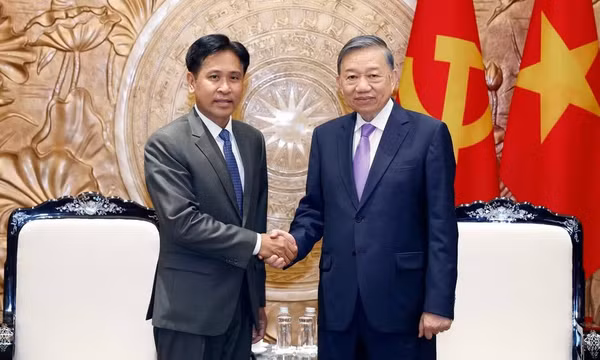 Tổng Bí thư, Chủ tịch nước Tô Lâm tiếp Chánh án Tòa án nhân dân tối cao Lào