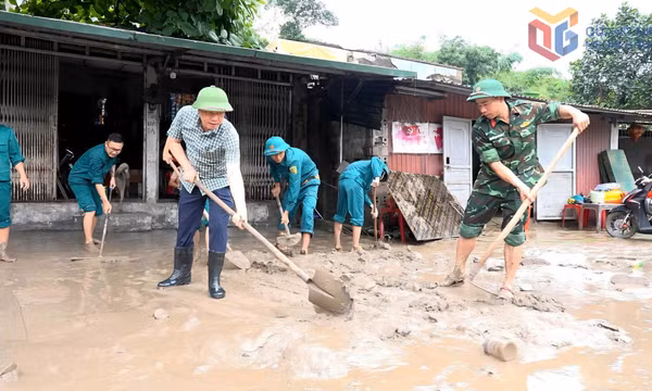 Người lính nơi tuyến đầu phòng chống thiên tai
