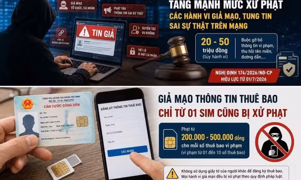 Tăng mức xử phạt hàng loạt thủ đoạn lừa đảo công nghệ cao