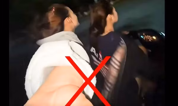 Thiếu nữ 15 tuổi đầu trần lái xe máy, người ngồi sau quay video 'sống ảo'