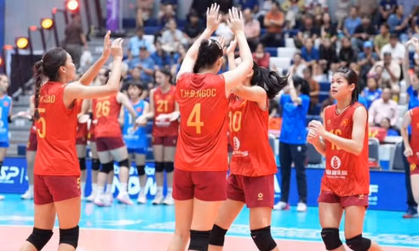 Tuyển bóng chuyền nữ U18 Việt Nam gặp U18 Trung Quốc tại tứ kết giải châu Á