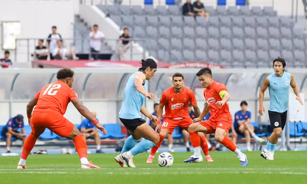 Tuyển Việt Nam thắng Yongin FC, HLV Kim Sang-sik tiếp tục thử nghiệm đội hình