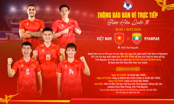 VFF mở thêm hình thức bán vé trận Việt Nam vs Myanmar