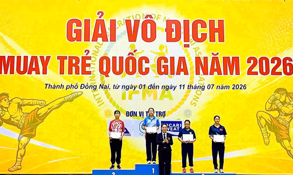 Quảng Ninh giành 2 HCV Giải vô địch Muay trẻ quốc gia năm 2026