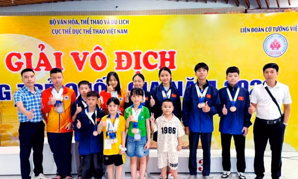 Quảng Ninh giành 7 HCV tại Giải Vô địch Cờ tướng trẻ quốc gia 2026