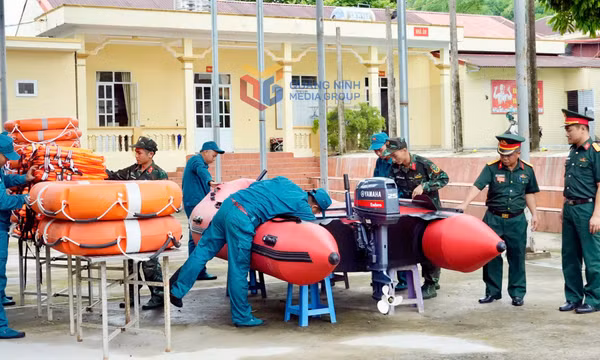 LLVT tỉnh huy động gần 4.000 cán bộ, chiến sĩ sẵn sàng ứng phó bão số 1