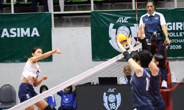 Bóng chuyền nữ U18 Việt Nam thua Hàn Quốc ở giải châu Á