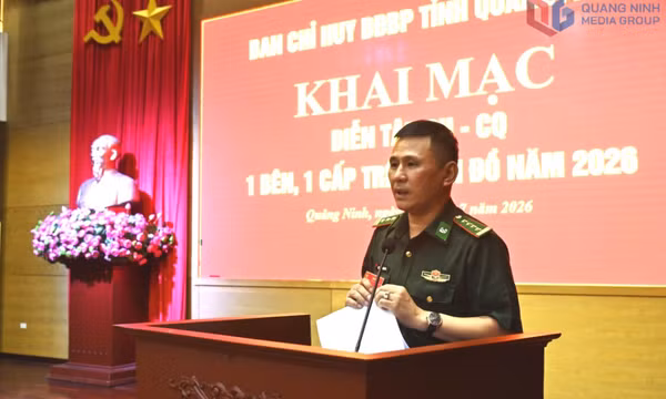 BĐBP tỉnh: Khai mạc diễn tập chỉ huy cơ quan một bên, một cấp trên bản đồ