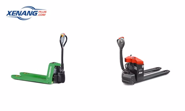 Xu hướng sử dụng xe nâng tay điện trong kho vận hiện đại