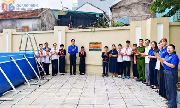 Tỉnh Đoàn: Khánh thành 2 bể bơi thông minh tại xã Ba Chẽ và Hải Lạng