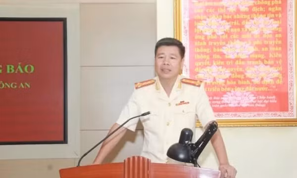 Công bố quyết định điều động Phó Cục trưởng Cục An ninh điều tra