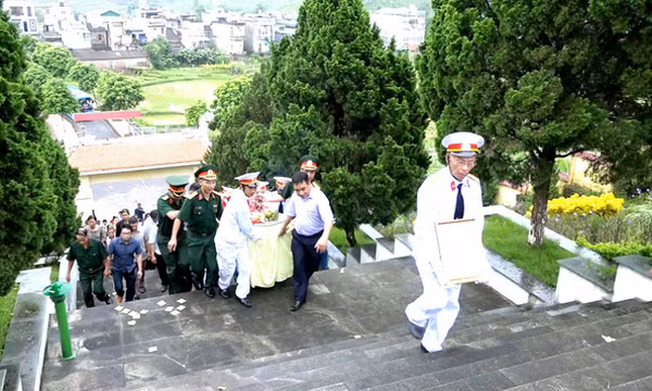Ba Chẽ: Quy tập, xác minh thông tin liệt sĩ bảo đảm đúng quy định 