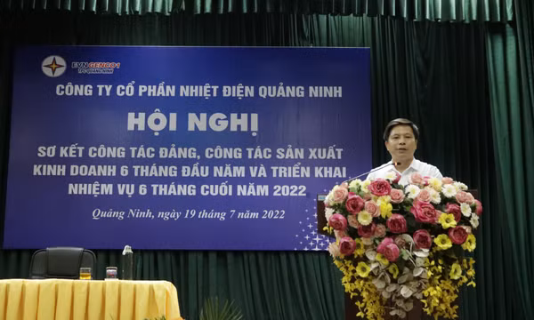 Đảng bộ Công ty cổ phần Nhiệt điện Quảng Ninh triển khai nhiệm vụ 6 tháng cuối năm 2022.