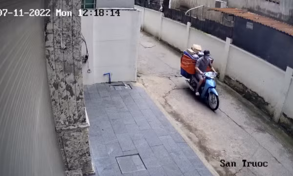 Nghi can trộm xe và hàng của shipper bị bắt