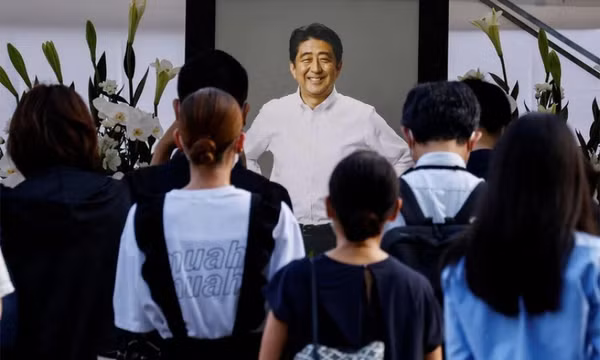 Tang lễ của cố Thủ tướng Nhật Bản Abe Shinzo diễn ra tại đền Zojoji