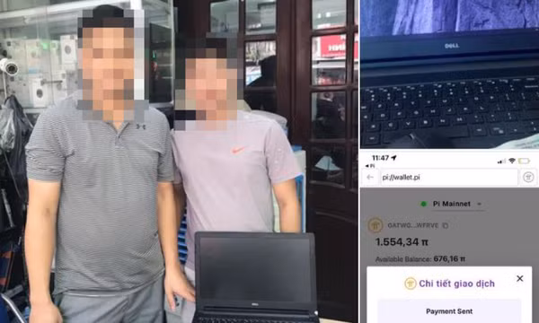 Nhiều người khoe mua đồ bằng tiền ảo Pi