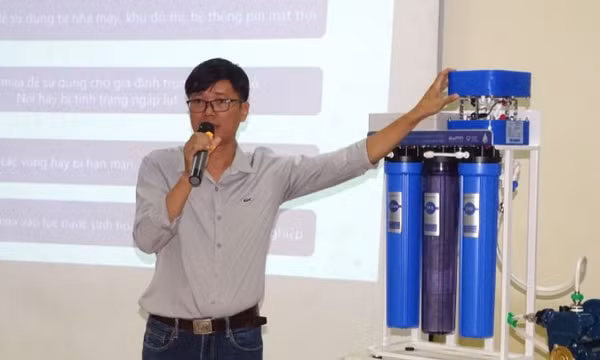 Công nghệ CDI lọc axit trong nước mưa