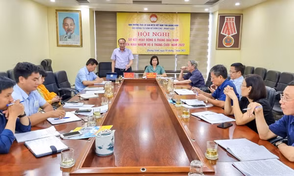 Ủy ban MTTQ tỉnh: Triển khai nhiệm vụ 6 tháng cuối năm của Hội đồng tư vấn về Dân chủ - Pháp luật