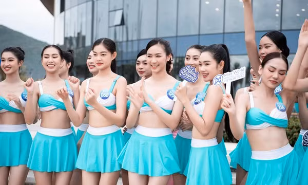 Thí sinh Miss World Vietnam nóng bỏng trong phần thi Người đẹp thể thao