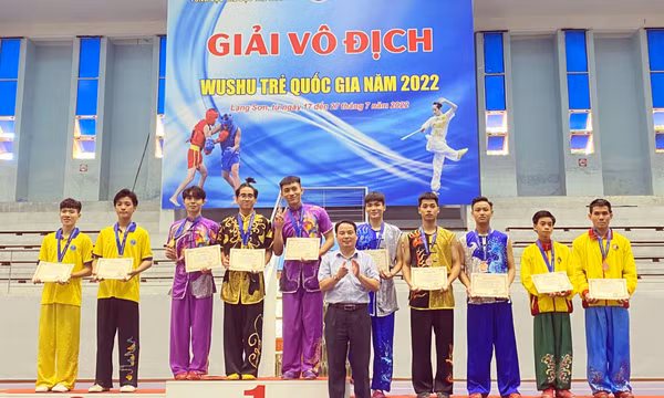 Quảng Ninh giành 4 HCV Giải vô địch Wushu trẻ Quốc gia năm 2022