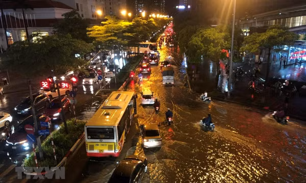 Mưa dông ở khu vực Bắc Bộ có khả năng kéo dài đến ngày 8-9/7