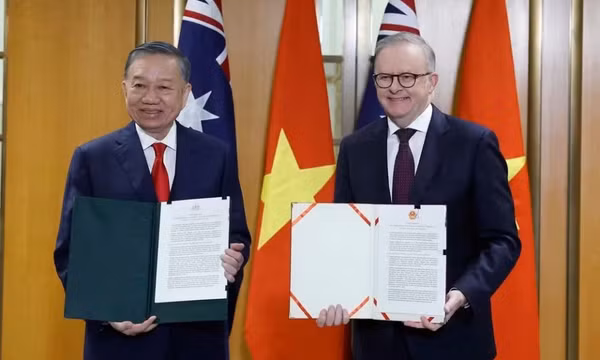 Tuyên bố chung về làm sâu sắc quan hệ Đối tác chiến lược toàn diện Việt Nam-Australia