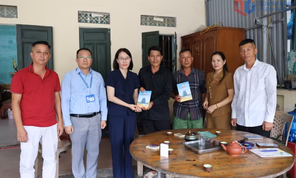 Phường Móng Cái 1 hỗ trợ các tổ chức, hộ gia đình bị thiệt hại do bão số 1