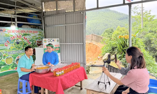 Đưa nông sản lên không gian số