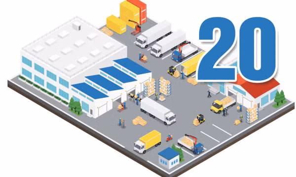 20 - là số cụm công nghiệp đã được thành lập và mở rộng trên địa bàn tỉnh