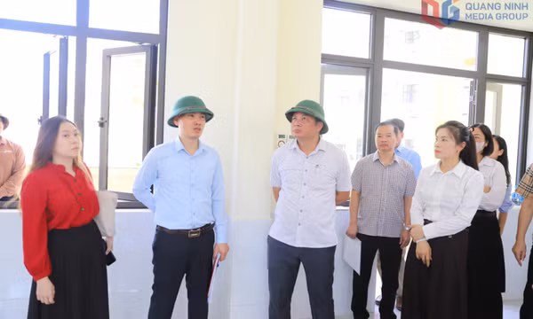 Đoàn kiểm tra Trung ương kiểm tra tiến độ Dự án Trường PTNT TH&THCS Bình Liêu