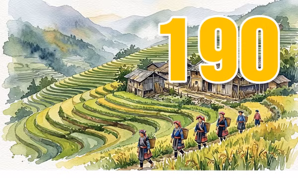 190 - là số thôn, bản, khu phố vùng đồng bào dân tộc thiểu số và miền núi được Quảng Ninh xác định